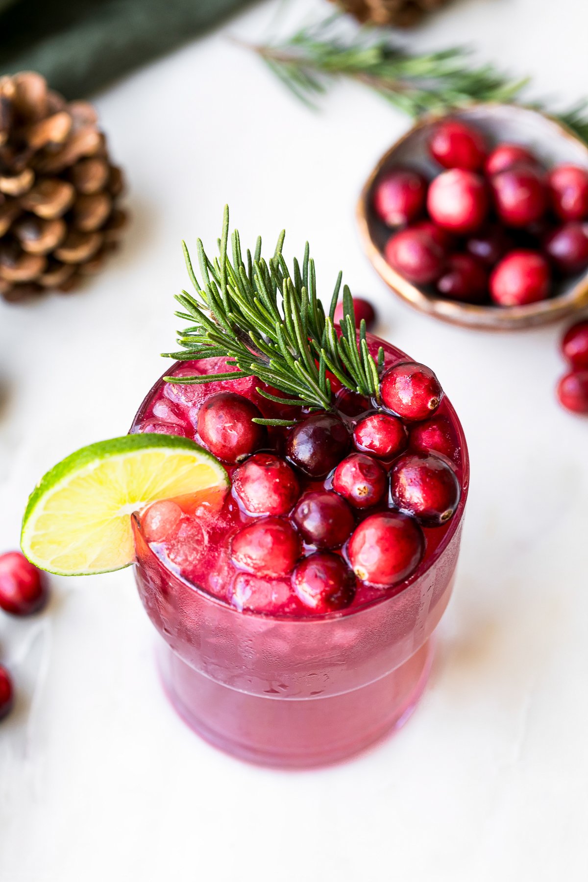 Cranberry Mule Holiday Mocktail