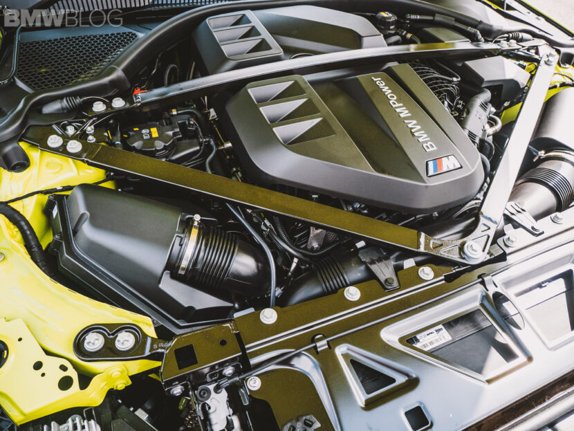 BMW S58 engine under the hood of the BMW M3 and M4