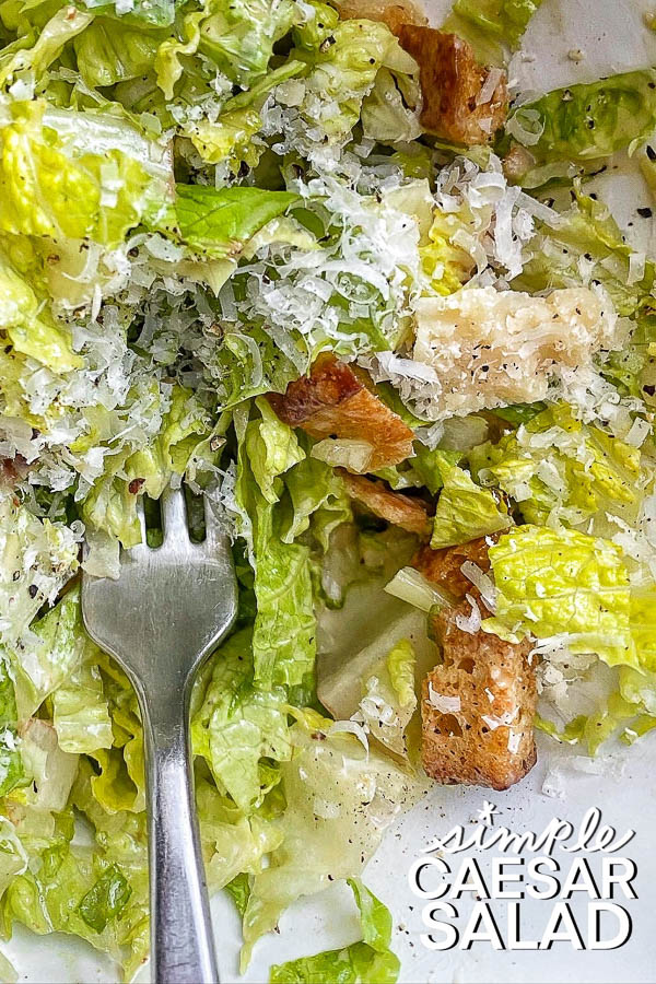 Alice Waters' Simple Caesar Salad is a weeknight staple. Find the recipe on Shutterbean.com