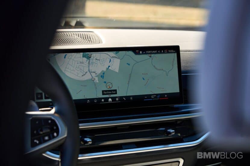 The iDrive 8.5 in the BMW X5 50e